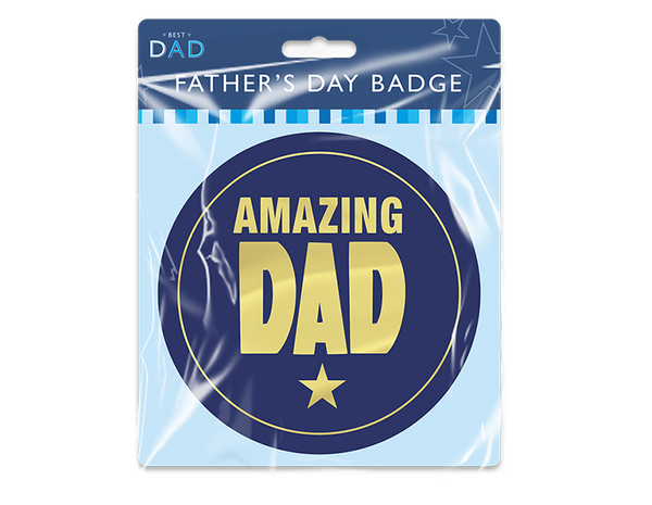 Father's Day Badge in 2 Assorted Designs