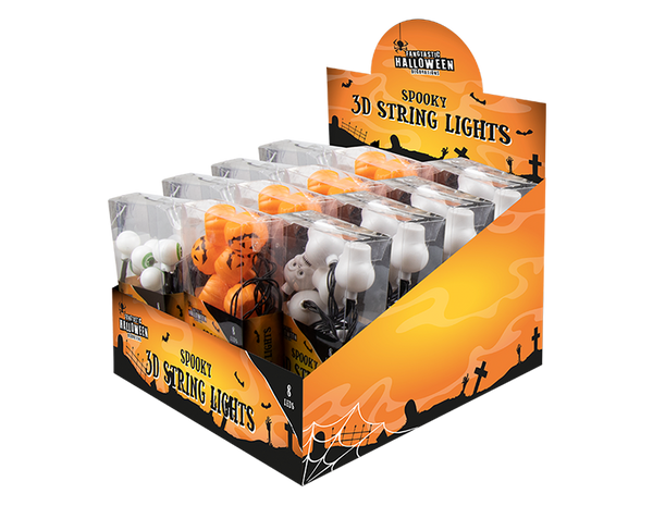 3D Halloween Lights in 3 Assorted designs