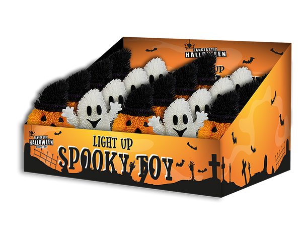 Halloween Light up Squishy Toy in 2 Assorted Designs