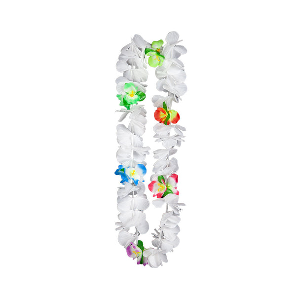 Orchid Lei - Flower/White/Multi - (8.5cm )