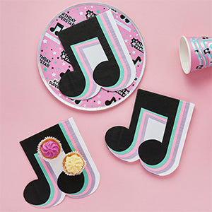 MUSICAL NOTE PAPER NAPKIN - (16 Pack)