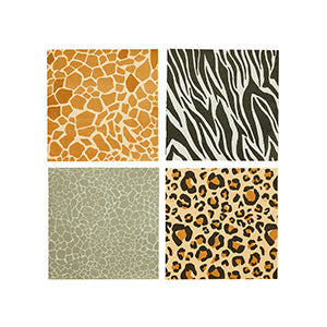 ANIMAL PRINT PAPER NAPKINS - (16 Pack)