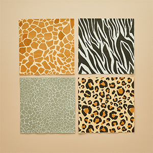 ANIMAL PRINT PAPER NAPKINS - (16 Pack)