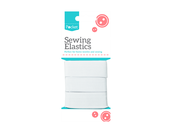 Sewing Elastics  in 3 Assorted Sizes