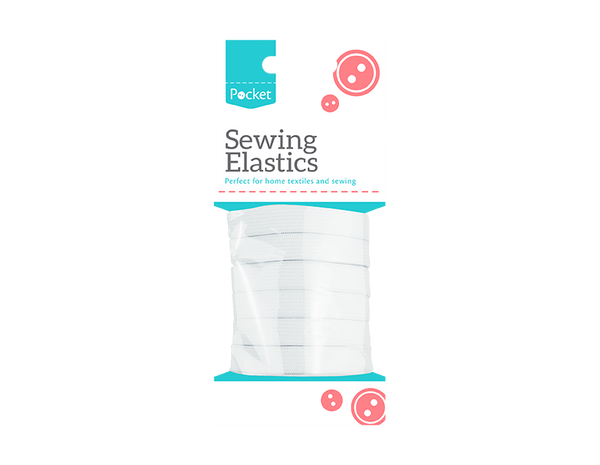 Sewing Elastics  in 3 Assorted Sizes
