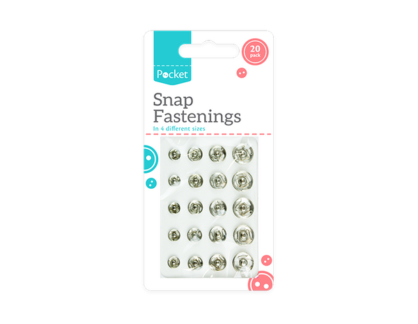 Snap Fastenings - (20 Pack)
