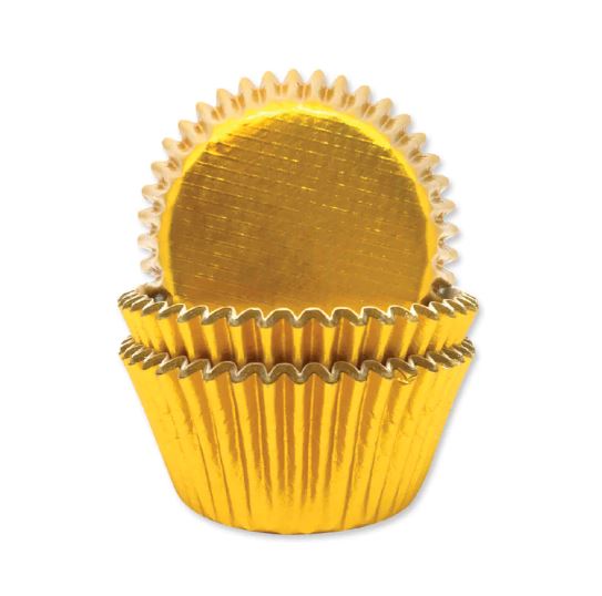 Gold Foil Cupcake Cases
