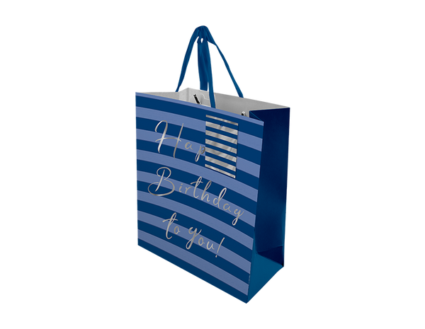 Mens Large Luxury Gift Bag in 4 Assorted Designs