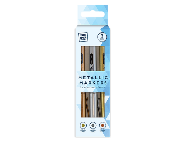 Metallic Markers - (3 Pack)