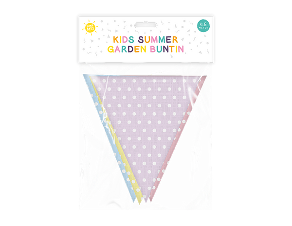 Summer Children's Garden Bunting - ( 4.5m)
