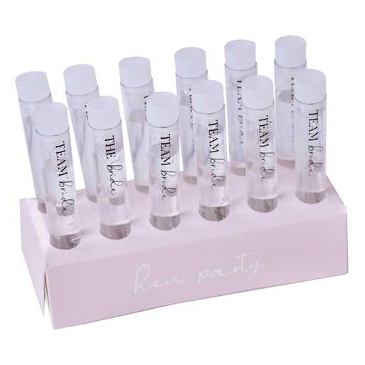 Team Bride Hen Party Shots with Tray