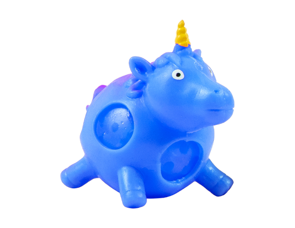 Squishy Crystal Bead Unicorn in 4 Assorted Colours
