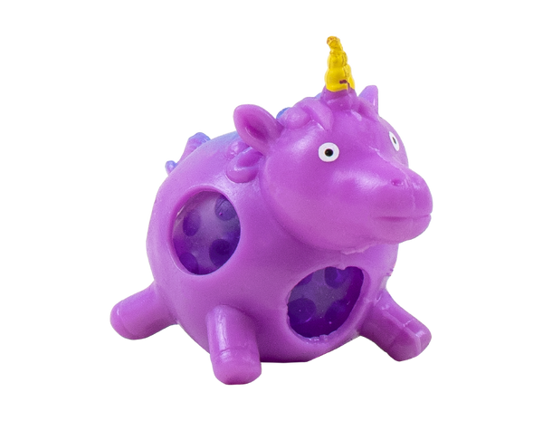 Squishy Crystal Bead Unicorn in 4 Assorted Colours