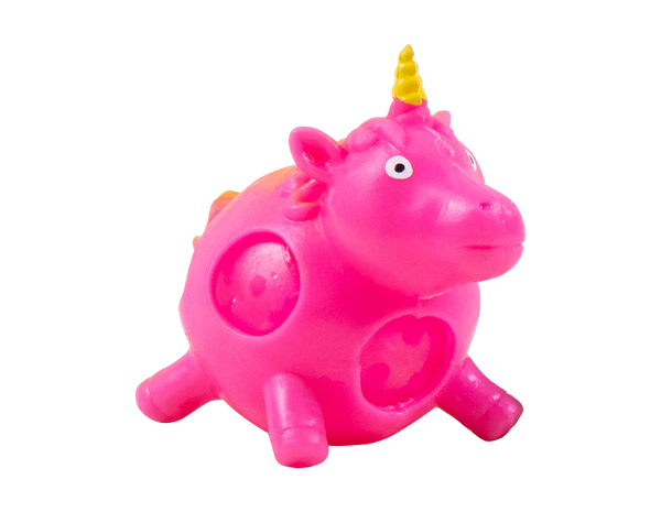 Squishy Crystal Bead Unicorn in 4 Assorted Colours