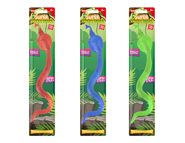 Super Sticky Snake in Assorted Colours