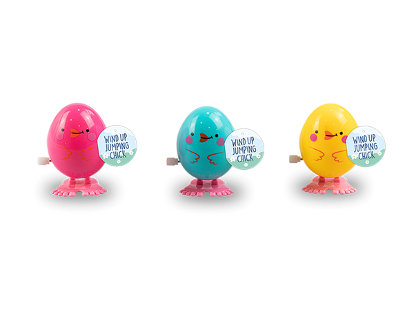 Easter Winding Up Jumping Chick