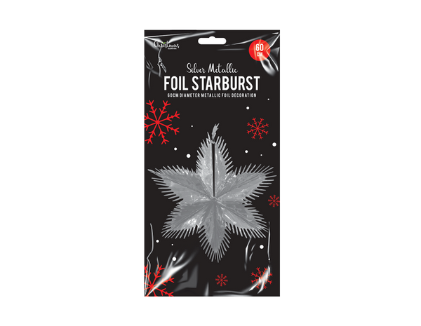 Silver Foil Starburst