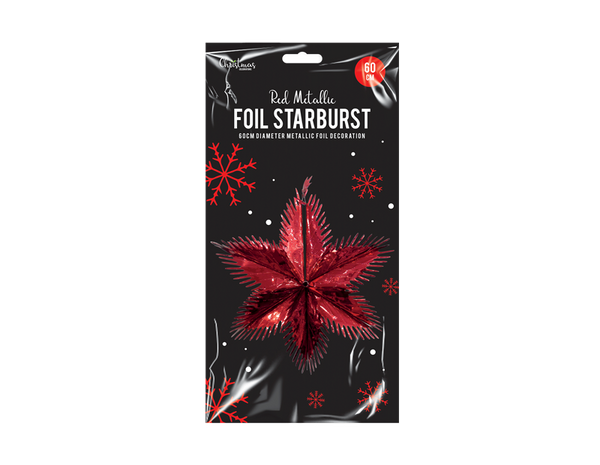 Red Foil Starburst