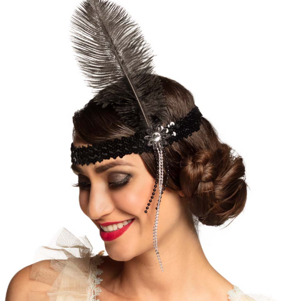 Headband Flapper black