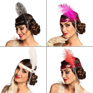 Headband Flapper in 4 Assorted Colours