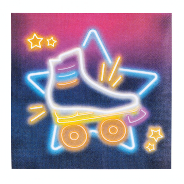 Set 12 Paper napkins 'DISCO FEVER' (33 x 33 cm)