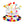 Load image into Gallery viewer, Hat Rainbow Pie &#39;Happy Birthday&#39;
