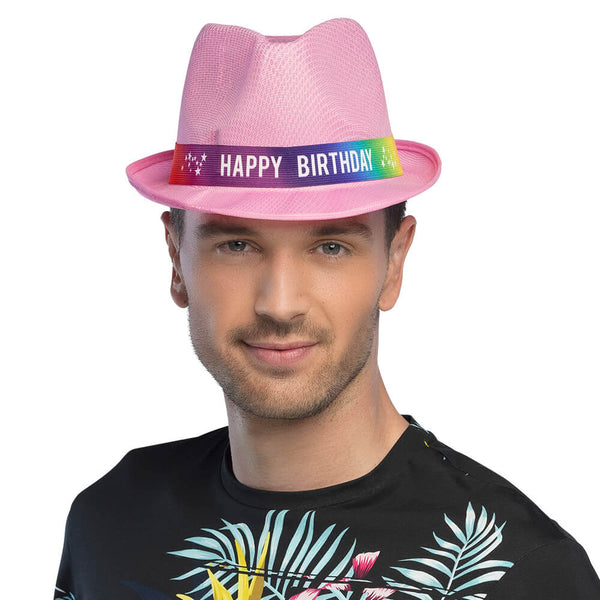 Funky 'HAPPY BIRTHDAY' Hat  in 6 Assorted Colours