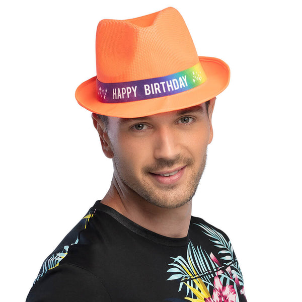 Funky 'HAPPY BIRTHDAY' Hat  in 6 Assorted Colours