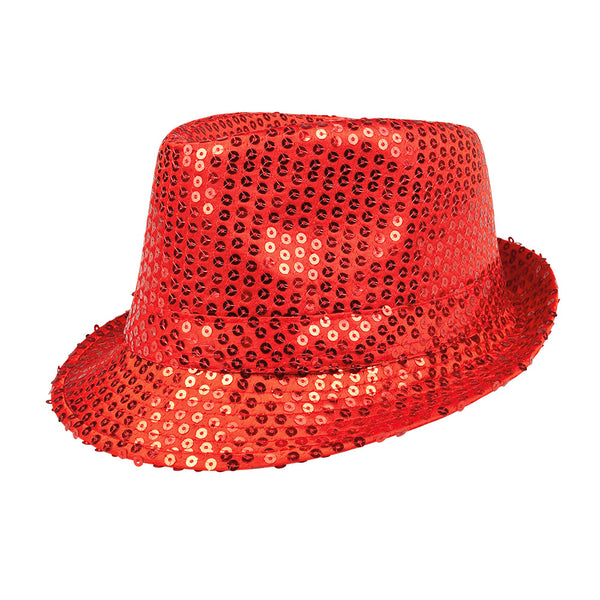 Hat Popstar Sequins - Red