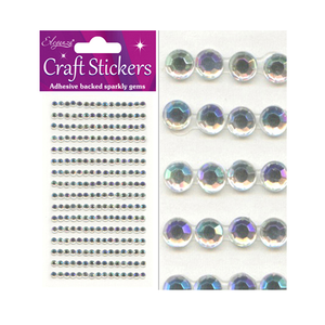 Craft Stickers 240 gems Iridescent No.42 (4mm)