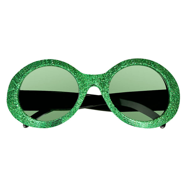 Party glasses Jackie glitter in 4 Assorted Colours