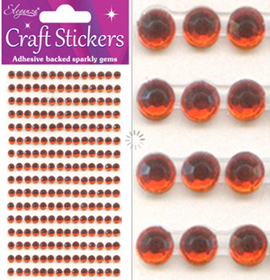 Eleganza Craft Stickers 240 gems Red No.16 ( 4mm)