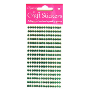 Eleganza Craft Stickers 240 gems Green No.50 (4mm )