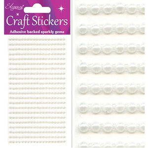 Craft Stickers 418 Pearls Ivory No.61 (3mm)