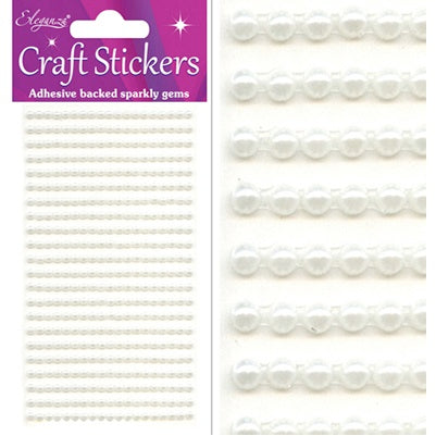 Craft Stickers 418 Pearls Ivory No.61 (3mm)