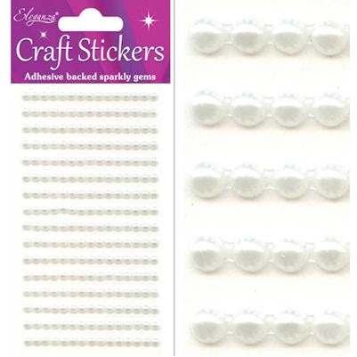 Craft Stickers 240 Pearls Ivory No.61 (4mm)