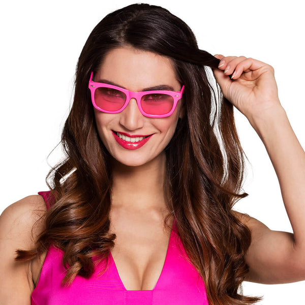 Dance Party Glasses - neon pink