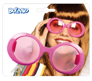 Party glasses Jackie neon pink
