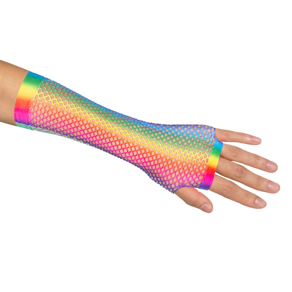 Gloves Elbow New York rainbow
