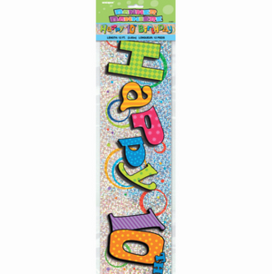 Happy 10th Birthday Prism Banner (12 ft)