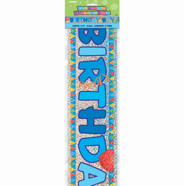 Birthday Boy Prism Banner (12 ft)