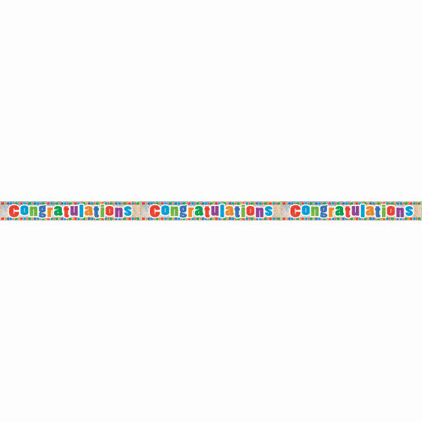 Congratulations Prism Banner (12 ft)