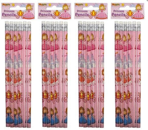 Princess Pencil Set 17cm (6 Pack)