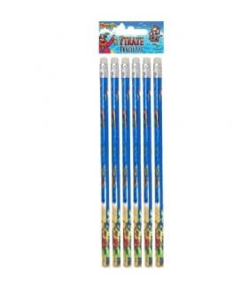 Pirate Pencil Set 17cm (6 Pack)