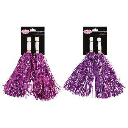 HEN PARTY POMPOMS IN 2 ASSORTED COLOURS