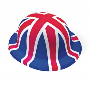 UNION JACK DESIGN BOWLER HAT