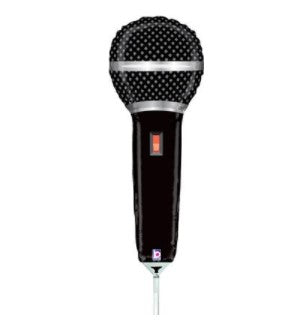 Betallic 14 Air Filled Microphone Foil Balloon (Flat)