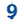 Load image into Gallery viewer, Metallic Blue Number 9 Birthday Candle
