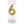 Load image into Gallery viewer, Mini Metallic Gold Number 6 Pick Birthday Candle
