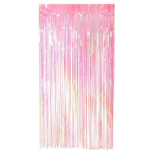 Foil curtain iridescent light pink (200 x 100 cm)